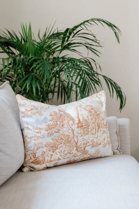 Amber Toile Cushion Cover Artisan Living Collection